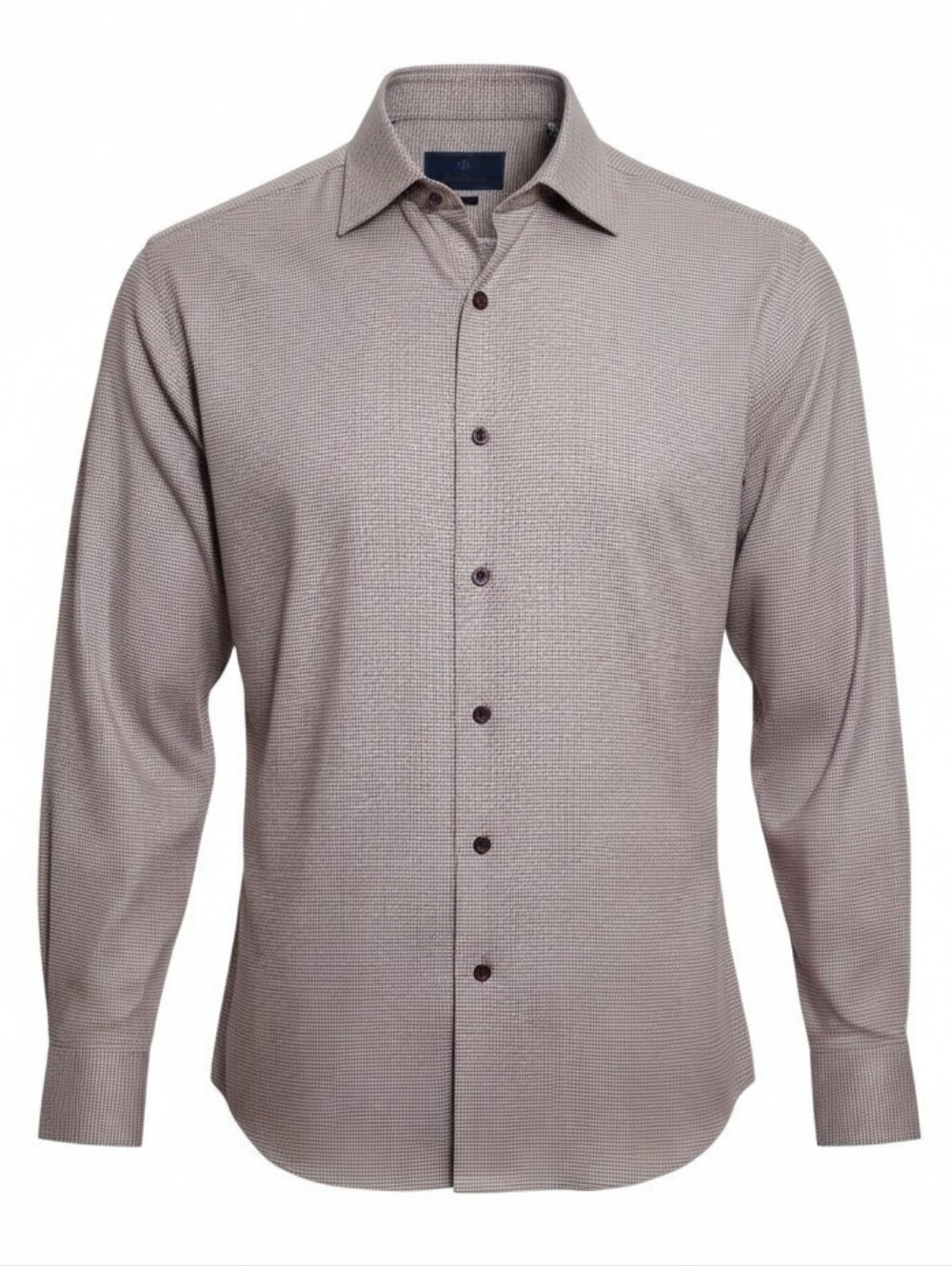 David Donahue fusion plaid dress shirt men's size 17.5/XL button down
